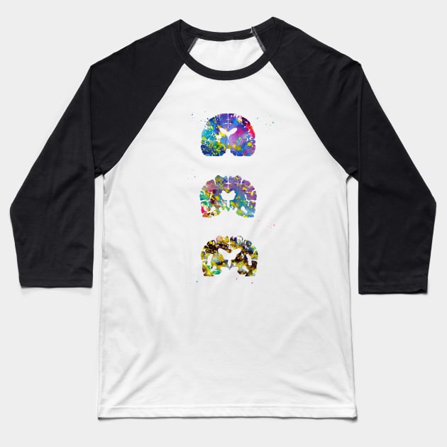 Alzheimer's Disease Baseball T-Shirt by erzebeth